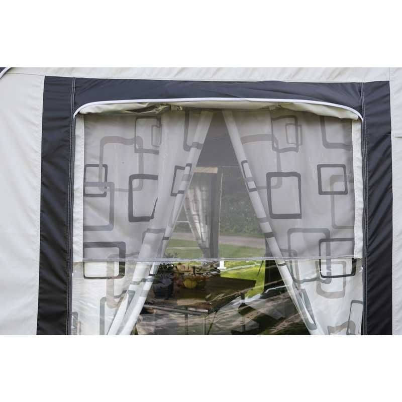 REIMO TENT Wohnwagenvorzelt BOLOGNA 400 x 240 cm Stahl-Gestaenge - 936373