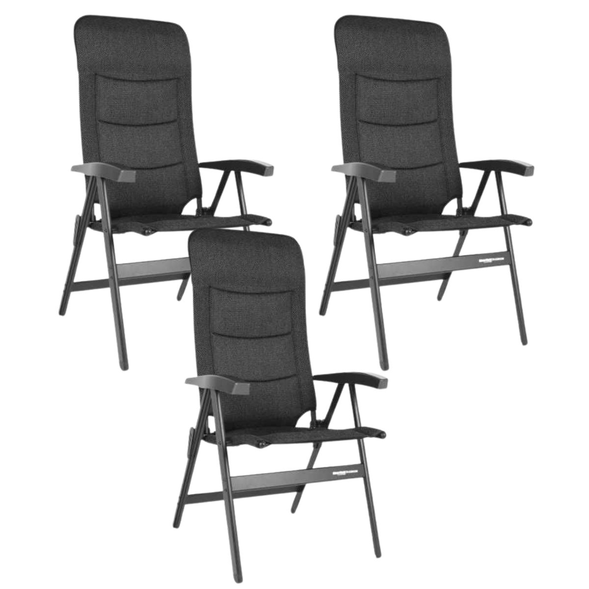 WESTFIELD Campingstuhl Noblesse brown melange 3er-Set - 101-101 BM