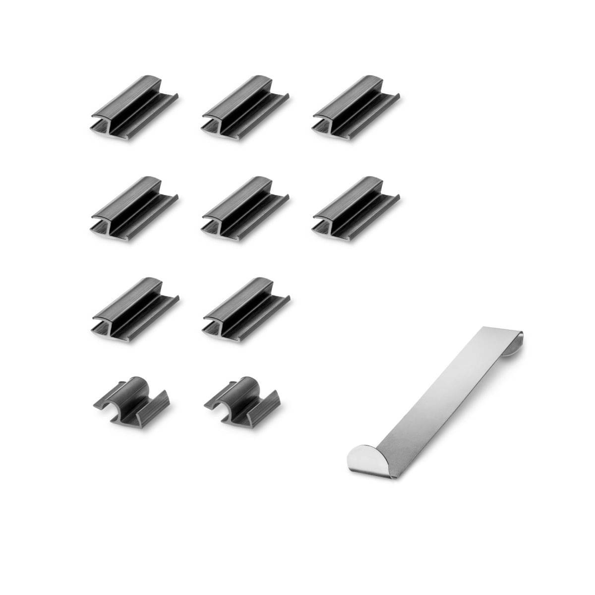 WINDESA SunClip Sonnenschutz - Sichtschutz Audi Q5 Bj. 2008-2017 Set ABC - sun-10436abc