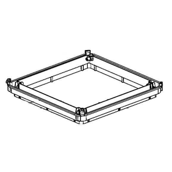 DOMETIC Vervangend onderdeel buitenframe voor Mini Heki S DOMETIC Ersatzteil Aussenrahmen fuer Mini Heki S