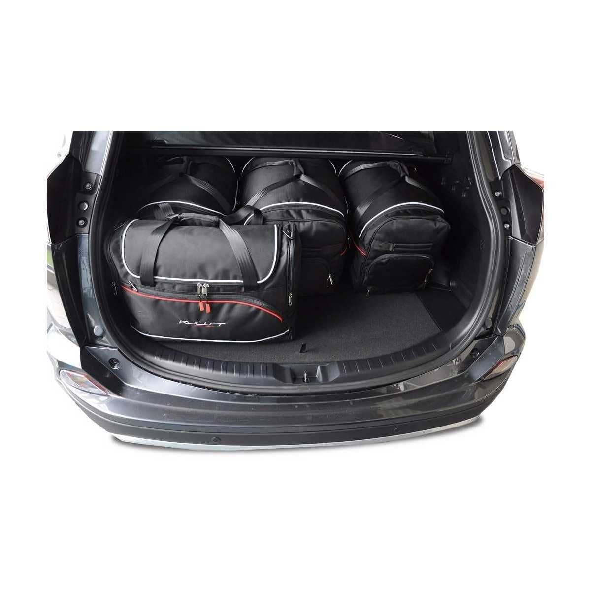 KJUST Kofferraum Taschen Set fuer TOYOTA RAV4 HYBRID Bj. 2016-2018 5er-Set - 7041017