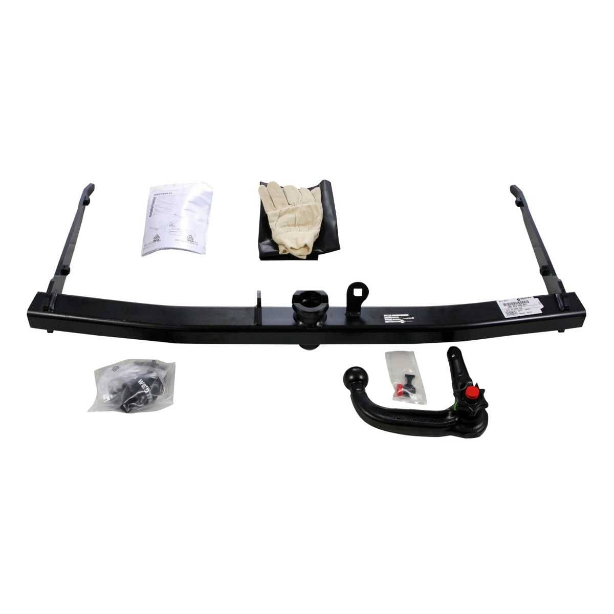 Westfalia Abnehmbare Anhaengerkupplung fuer VW Tiguan 1 -BJ 09-2007-03-2016- - im Set mit 13-pol. fahrzeugspezifischem Elektrosatz - 321728900113