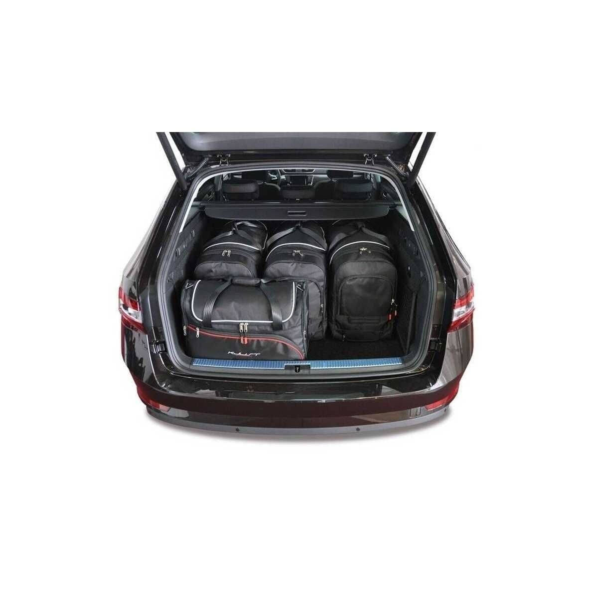 KJUST Kofferraum Taschen Set fuer SKODA SUPERB Kombi ab Bj. 2015 5er-Set - 7037014