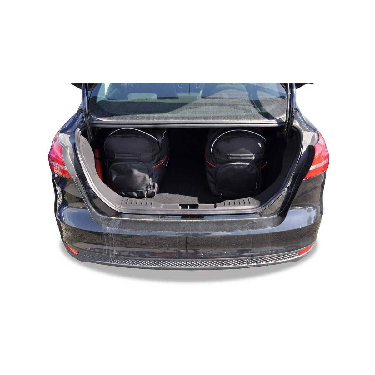 KJUST Kofferraum Taschen Set fuer FORD FOCUS Limousine Bj. 2011-2018 5er-Set - 7015014