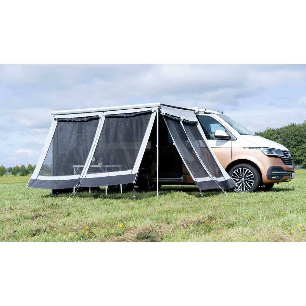 WIGO Markisenzelt WIGO ONE Seitenwand Rechts Auszug 200 cm Hoehe S fuer T5 T6 T6.1 - 7155
