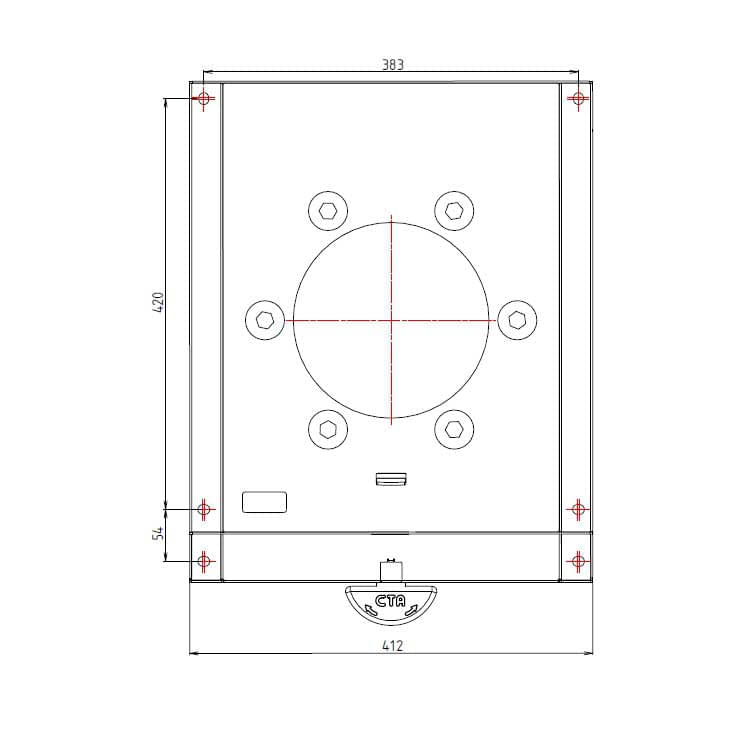 CTA Drehkonsole Renault Master ab 2011 und Opel Movano 2010-2021 mit Standard Handbremse CTA Art-Nr. 9PG0066000V01