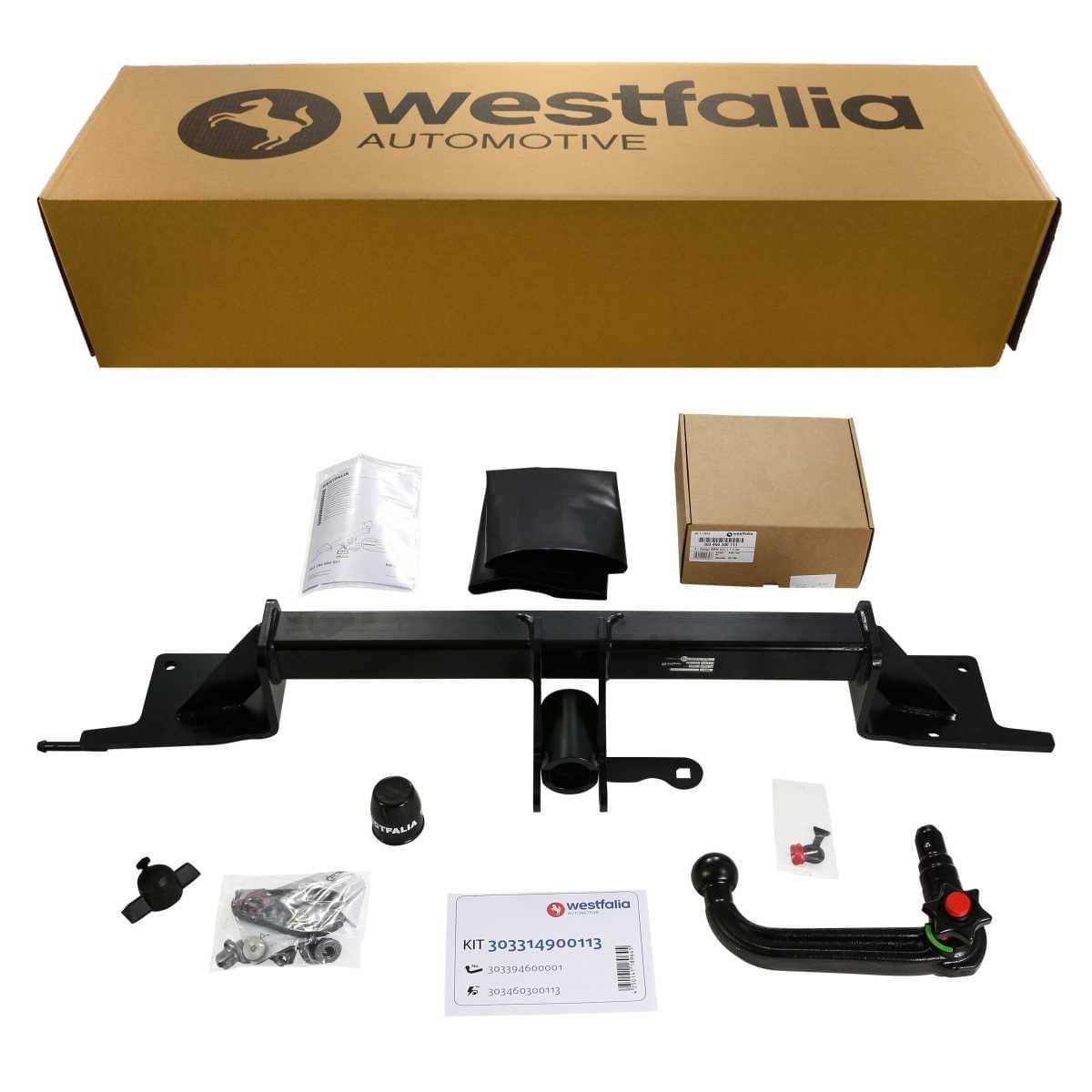 WESTFALIA Abnehmbare Anhängerkupplung BMW X1 E84 10/2009-03/2014 Set inkl. 13-pol. fahrzeugsp E-Satz Westfalia Abnehmbare Anhaengerkupplung fuer BMW X1 -E84- -BJ 10-2009-03-2014- - im Set mit 13-pol. fahrzeugspezifischem Elektrosatz - 303314900113