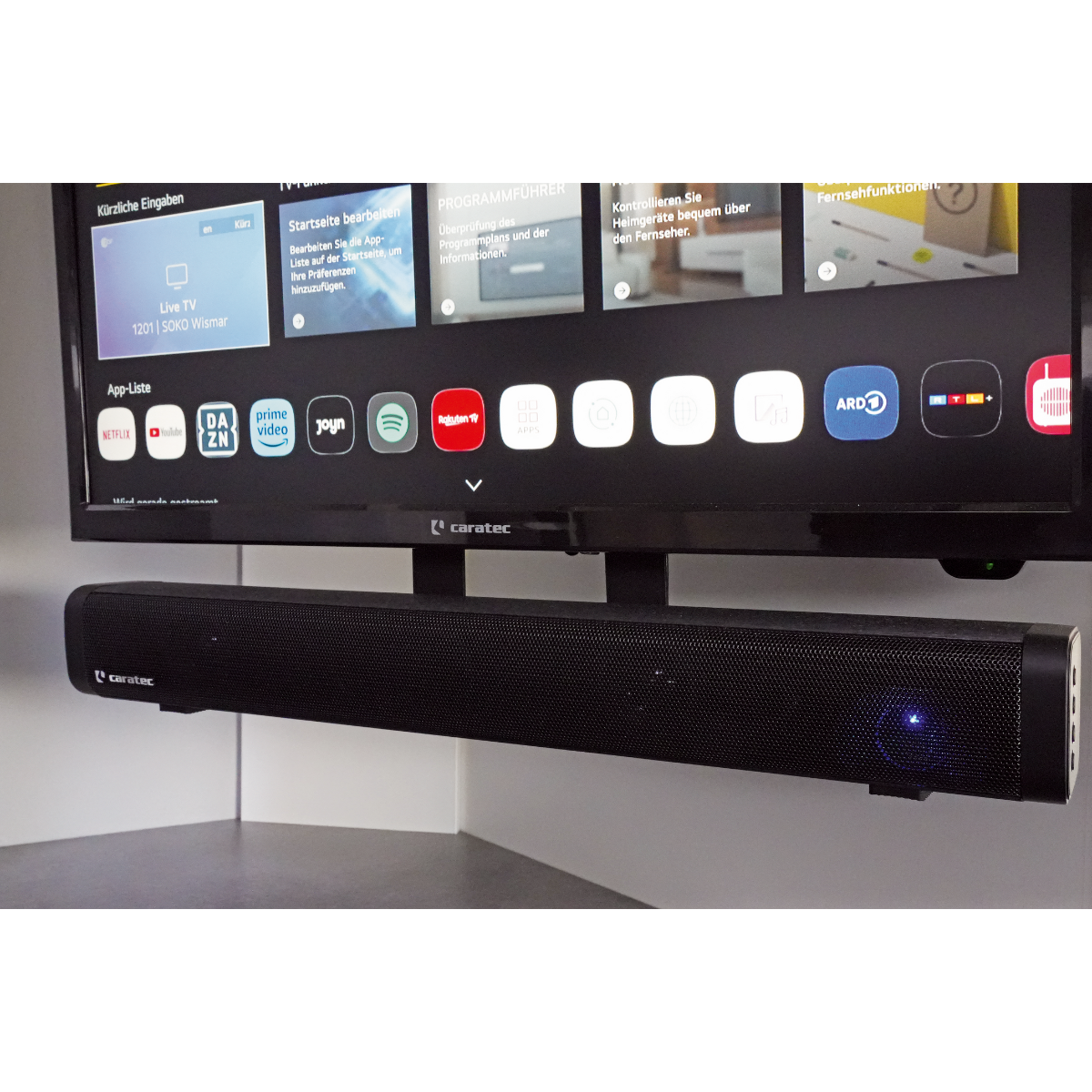 CARATEC Audio CAS104BT Soundbar mit ARC und BT für Wohnmobil-TV-Geräte CARATEC Audio CAS104BT Soundbar mit ARC und BT fuer Wohnmobil-TV-Geraete - CAS104BT
