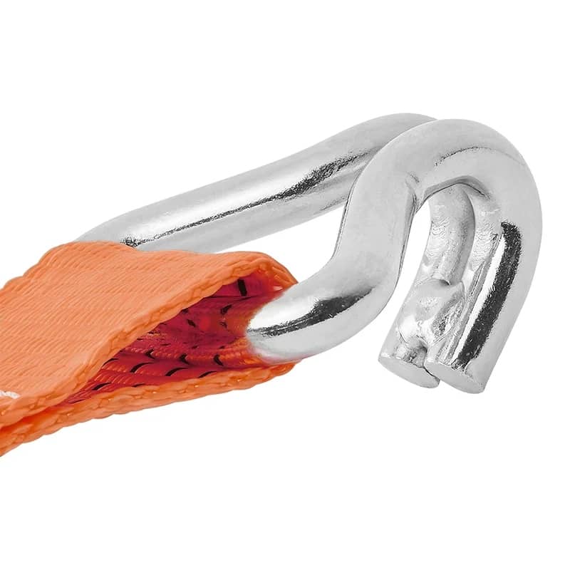 ProPlus Spanngurt Zurrgurt mit Ratsche und 2 Haken 8 m 50 mm Orange - 320270