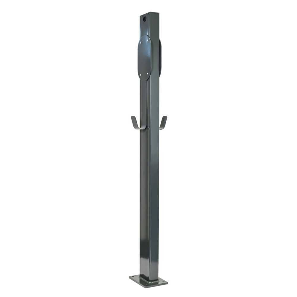 go-e Twin Standfuss MB anthrazit mit Kabelhalterung fuer go-e Charger Gemini - CH-20-20-03