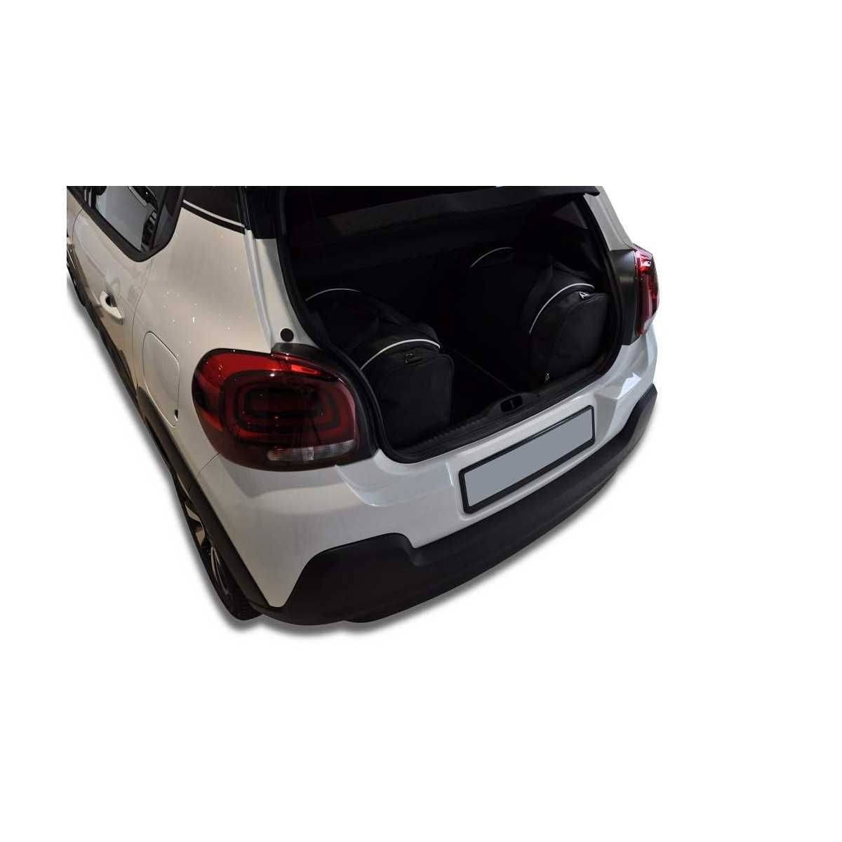 KJUST Kofferraum Taschen Set fuer CITROEN C3 Schraegheck ab Bj. 2016 3er-Set - 7010024
