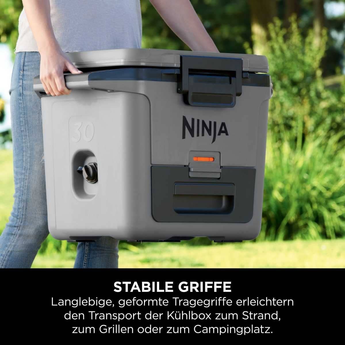 NINJA FrostVault 28L Kuehlbox mit Trockenzone- Schiefergrau - FB131EUGY