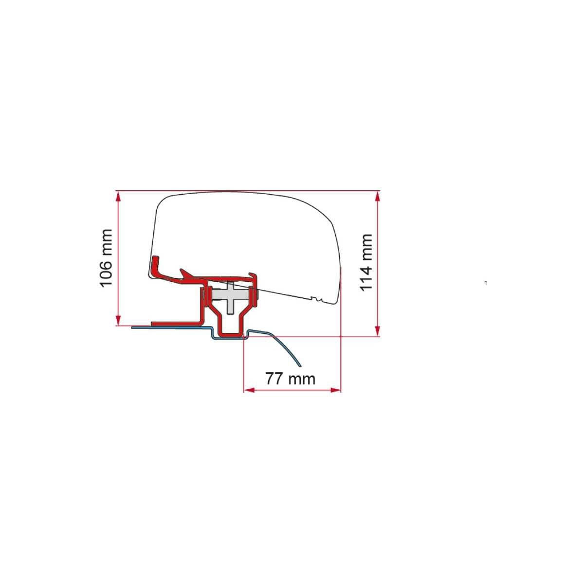 FIAMMA Adapter Kit Nissan NV200 fuer Markise F40Van 210 cm - 98655Z193