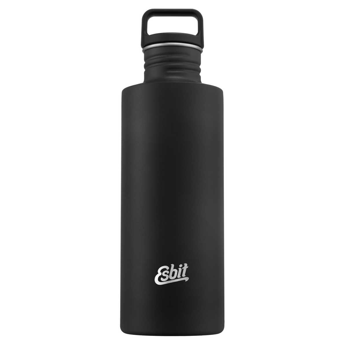 ESBIT Edelstahl Trinkflasche SCULPTOR 1000 ml Schwarz - DB1000SC-BK