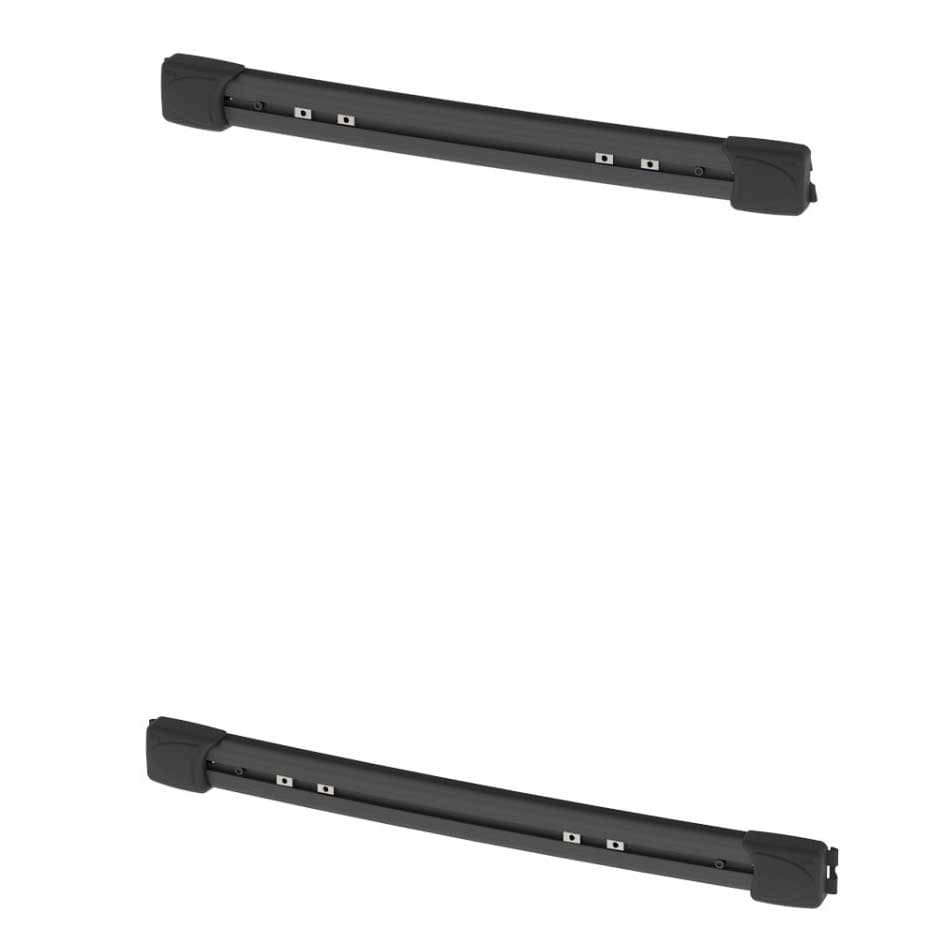 FIAMMA Kit Bars DJ fuer VW Crafter ab Baujahr 2017- Deep Black 08754-03A - zu Ergaenzen mit Grundtraeger Carry-Bike DJ