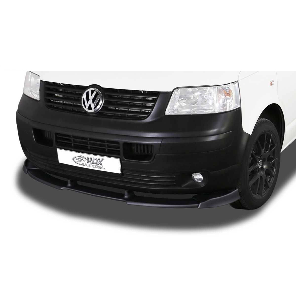 RDX Racedesign Frontspoiler Frontlippe VARIO-X fuer VW T5 Transporter Bj. 2003-2009 mit unlackierter Stossstange - RDFAVX30592