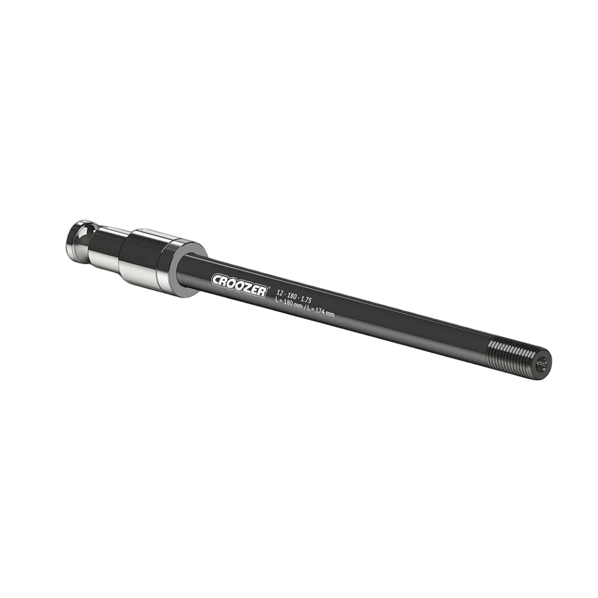 CROOZER Steckachskupplung Gewindesteigung 1.75 - Laenge 174-180 mm- 20 mm Sockel - 122501418