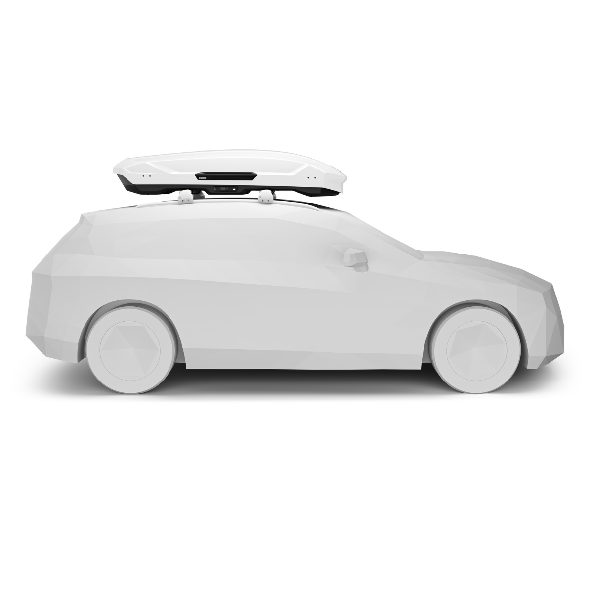 THULE Motion 3 XL - 639802 - Dachbox THULE Motion 3 XL weiss schwarz glaenzend 639802
