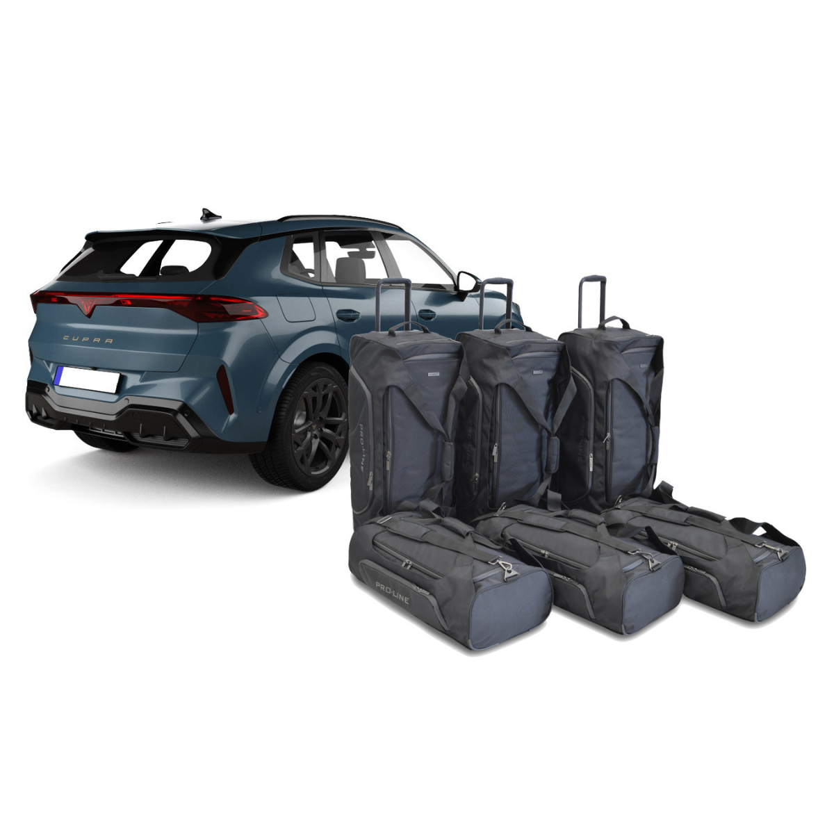 Car Bags Pro-Line C30801SP CUPRA Terramar Bj- 24- Reisetaschen Set- Auf Ihr Auto massgeschneidert- Das Original