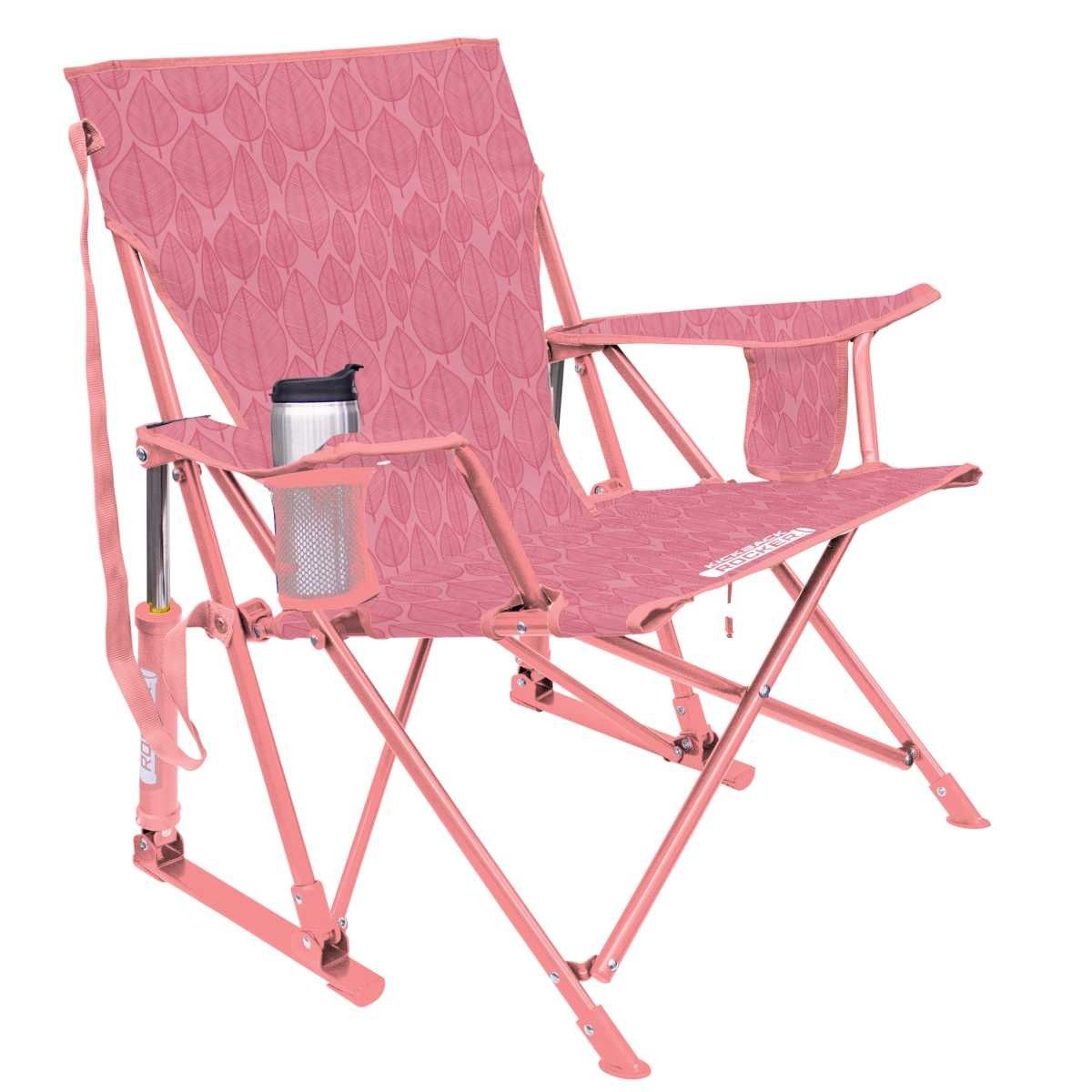 GCI faltbarer Schaukelstuhl Kickback Rocker Leaf - Soft Pink - 410330