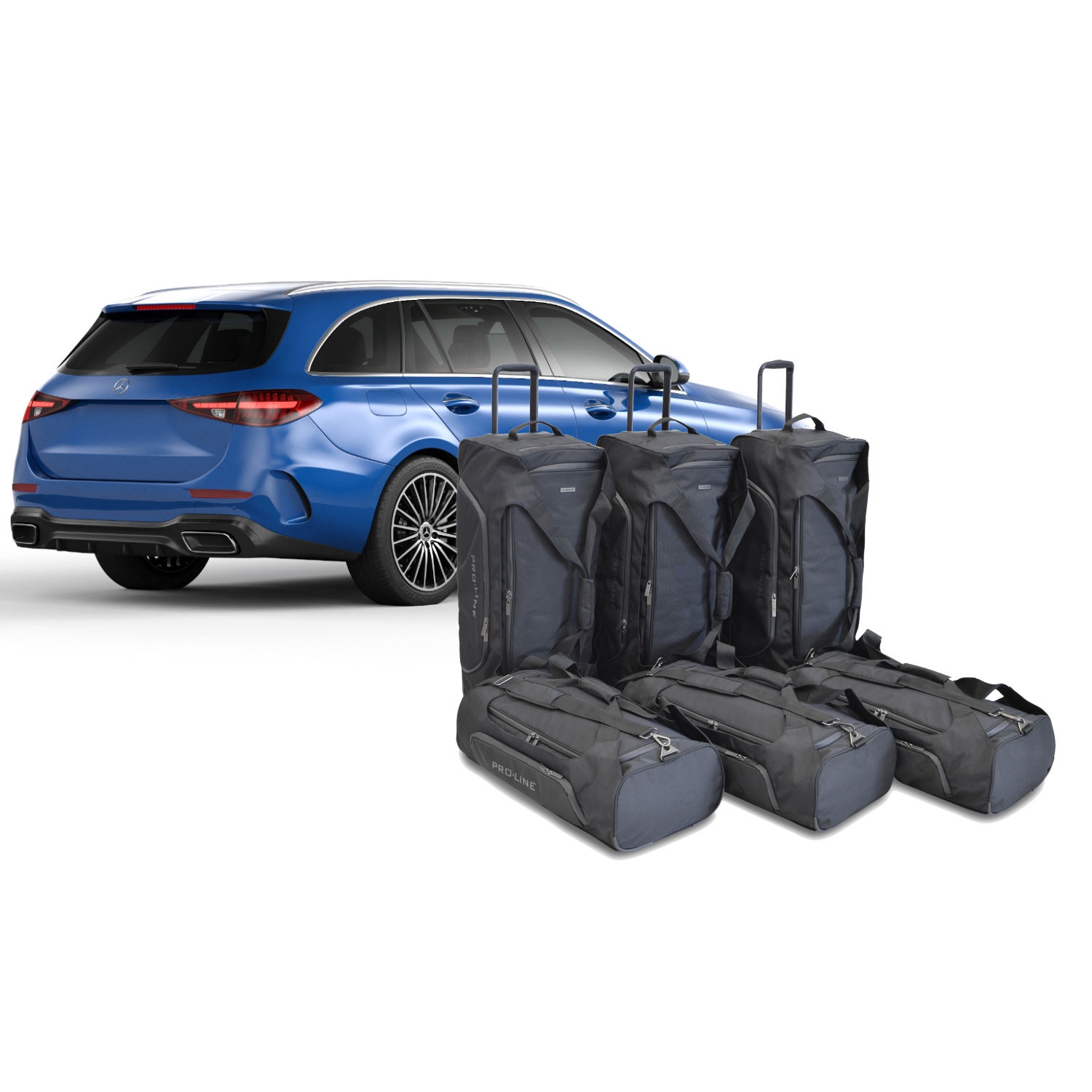 Car Bags Pro-Line M25601SP Mercedes C-Klasse Kombi -S206- Bj- 21-heute Reisetaschen Set- Auf Ihr Auto massgeschneidert- Das Original