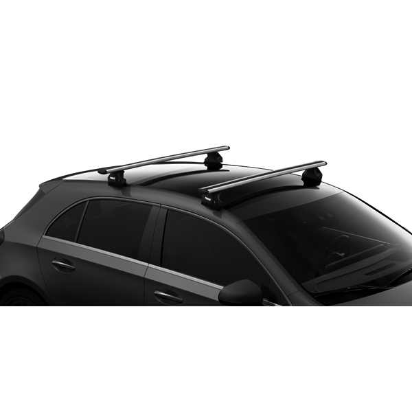 Kompletter Thule Dachtraeger Evo mit WingBar Evo Aluschienenprofilen