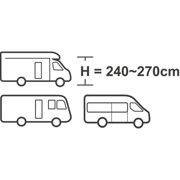 WESTFIELD Schleuse ZODIAC Anbauhoehe 240 - 270 cm - 12020240332400