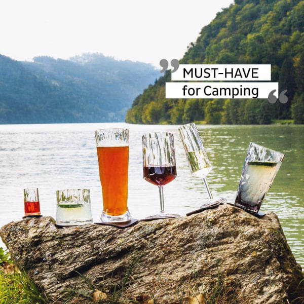 SILWY Magnet Kunststoffglaeser LONGDRINK -2er Set- Hightech KO-LD-C-2