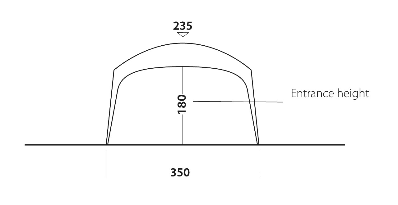 Outwell Pavillon Event Lounge L 350 x 350 cm - 111359