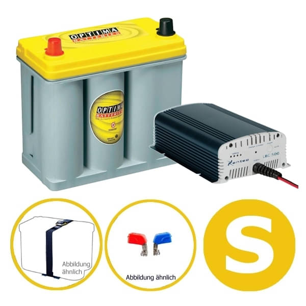 Power Energy Set 38 Ah YELLOW S Optima Xenteq mit Bord- und Antriebsbatterie