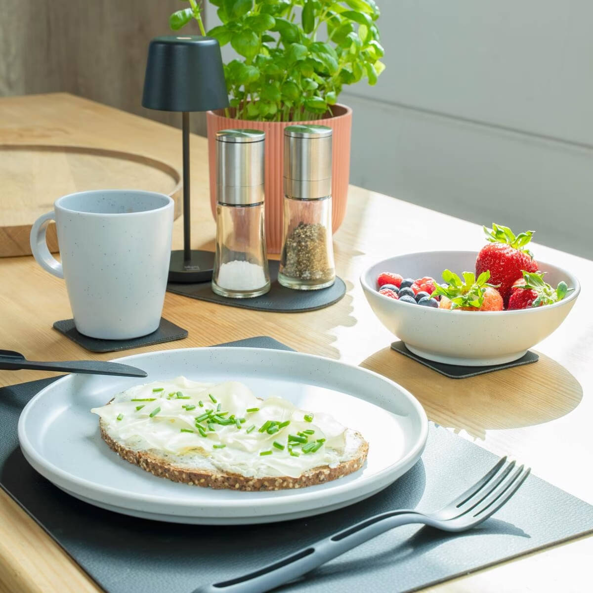 BRUNNER x SILWY DOLOMIT MAGNETIC ANTISLIP Geschirr-Set Weiss 11-tlg- - 0842050N.C00