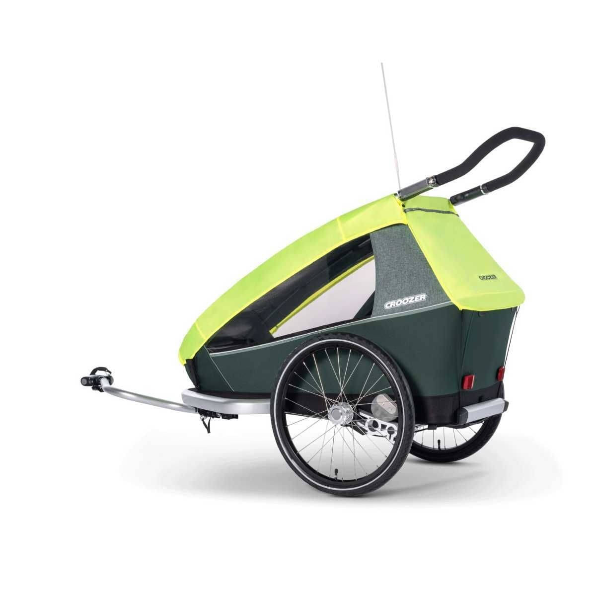 CROOZER Regenverdeck Einsitzer fuer Croozer Kid ab 2014 Lightning Yellow - 122200620