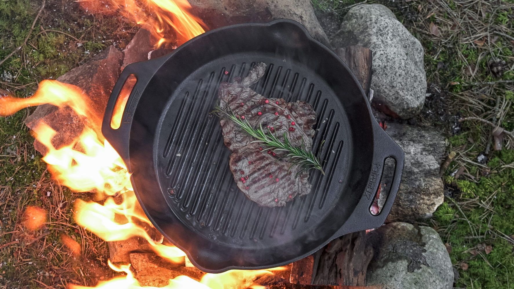 PETROMAX Grill-Feuerpfanne gp30h mit Henkeln gp30h-t