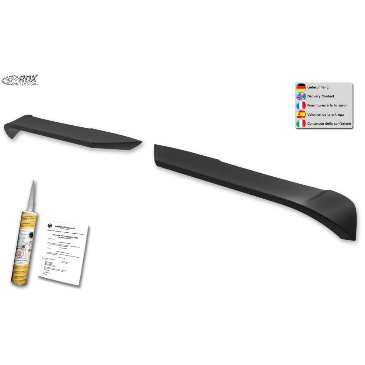 RDX Racedesign Dachspoiler fuer FORD Transit H2-Dach ab Bj. 2014 - RDDS180
