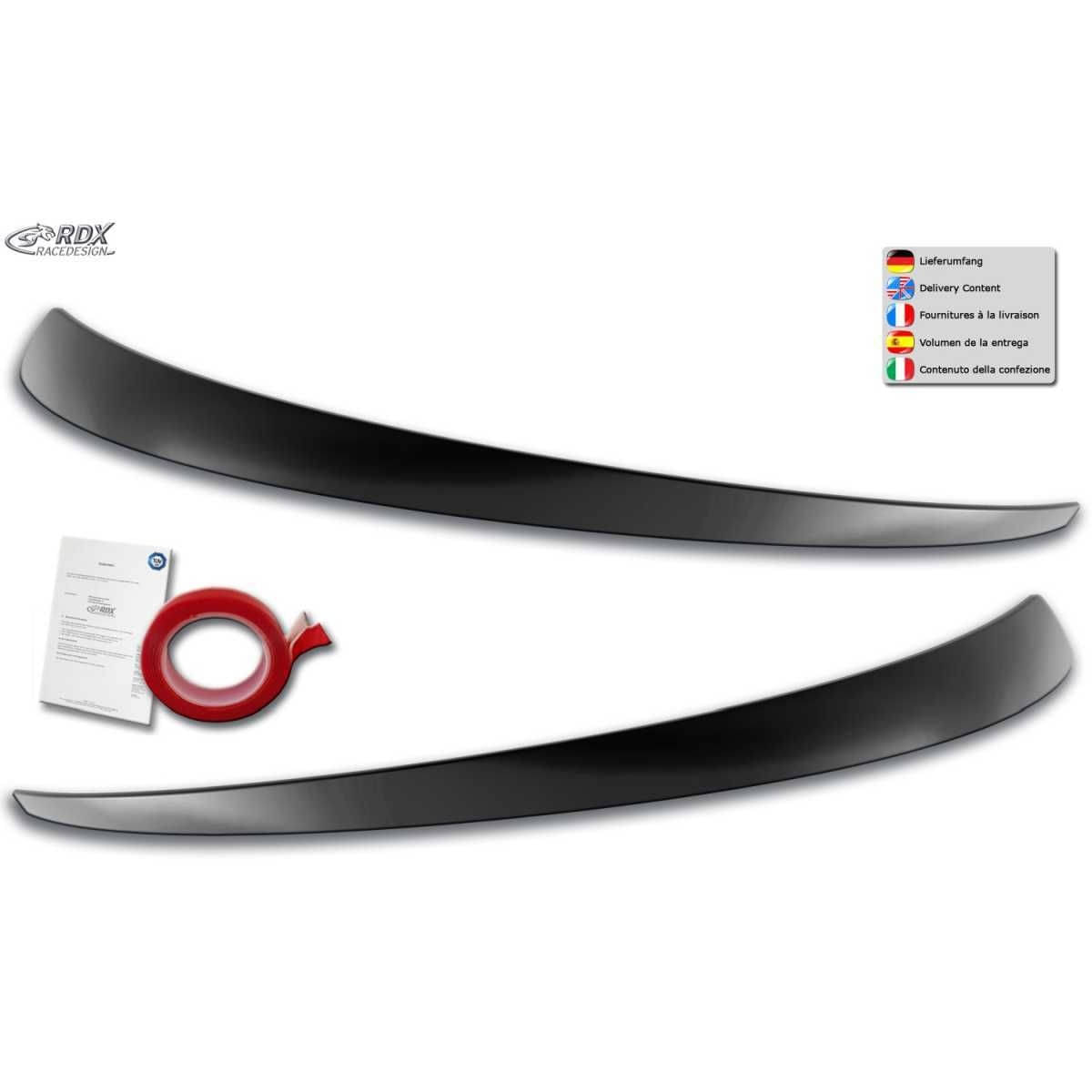 RDX Racedesign Scheinwerferblenden Boeser Blick fuer HYUNDAI i30 PD PDE Bj. 2017-2021 - RDSB171