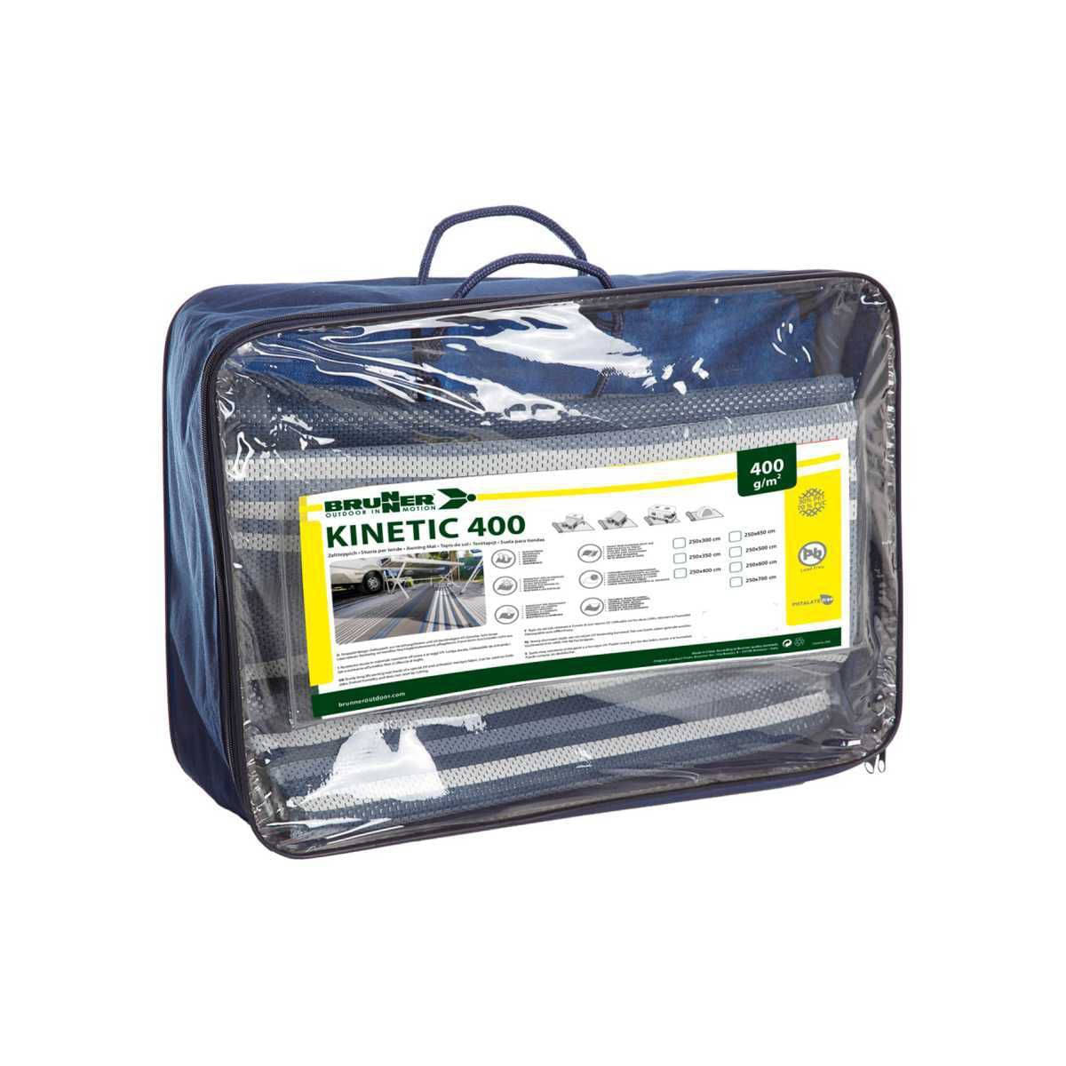 BRUNNER Zeltteppich Kinetic 400 blau 250 x 400 - 0201139N.C64