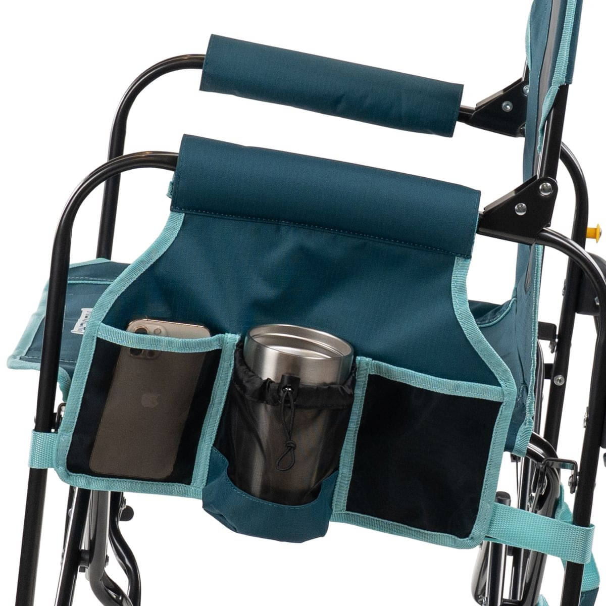 GCI faltbarer Schaukelstuhl Stowaway Rocker mit Seitentisch Teal GCI faltbarer Schaukelstuhl Stowaway Rocker mit Seitentisch Teal - 379266