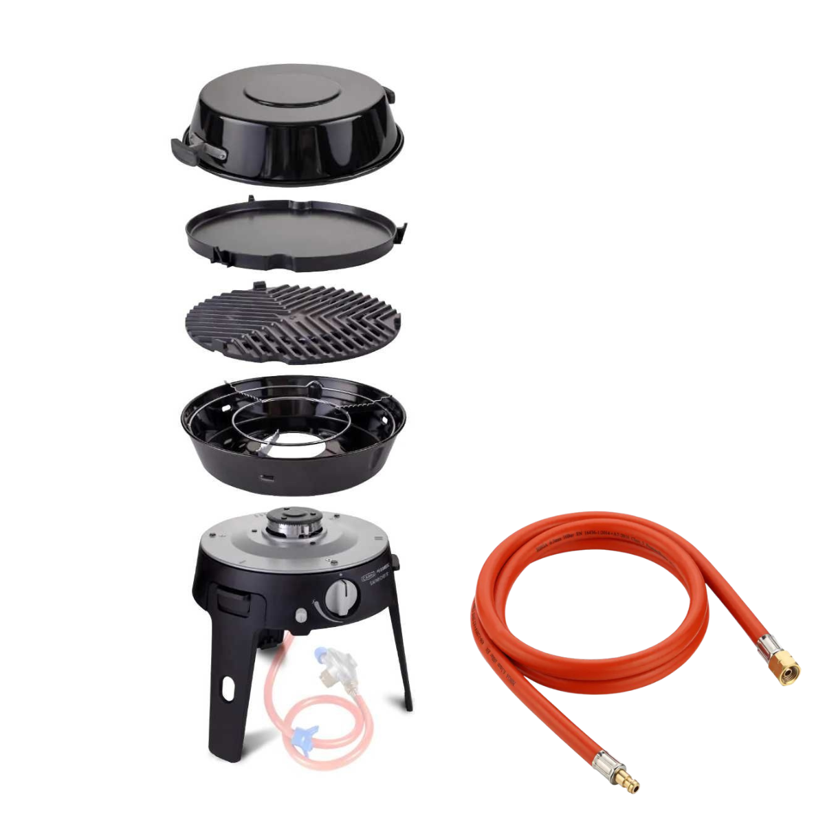 CADAC Safari Chef 30 LP Deluxe 30 mbar inkl. Schlauch Gas-Aussensteckdose 500 cm - 6545C-10-EF 8526