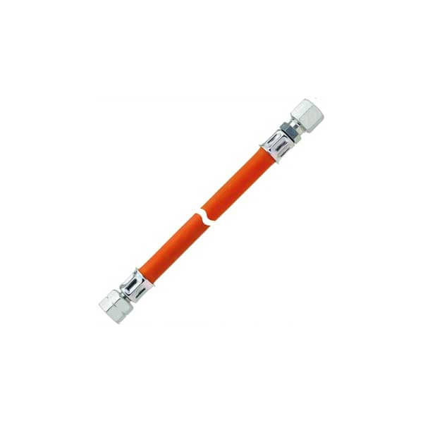 GOK Mitteldruck Schlauchleitung G ¼ LH-UeM x RVS 8- 40 cm- Ueberwurfmutter Typ M x Schneidring Typ D