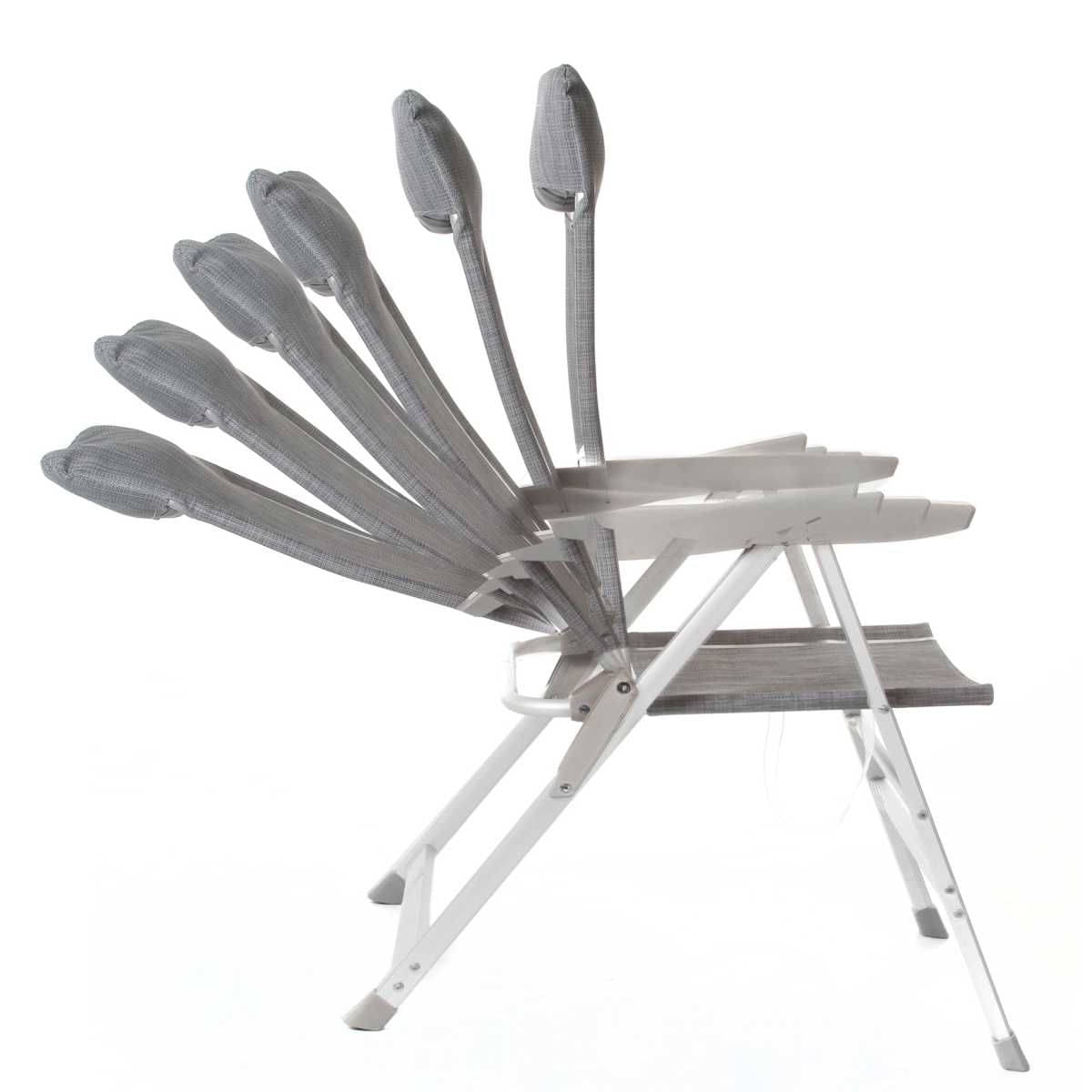 BRUNNER Campingstuhl SKYE Hellgrau 2er-Set - 0404063N.C53