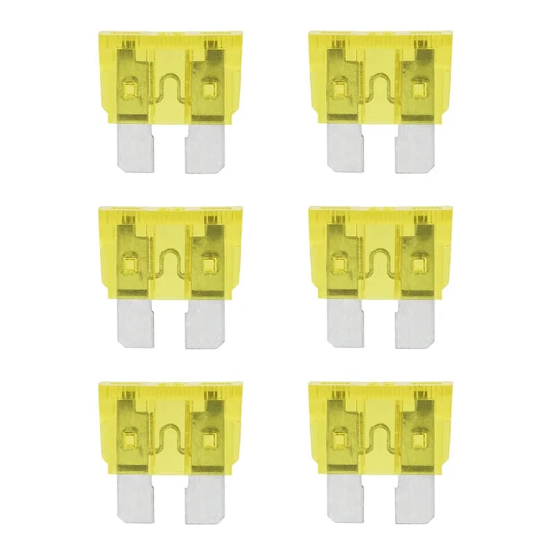 ProPlus Flachsicherungen Stecksicherung Standard 20 A Gelb 6er-Set ProPlus Flachsicherungen Stecksicherung Standard 20 A Gelb 6er-Set - 490339