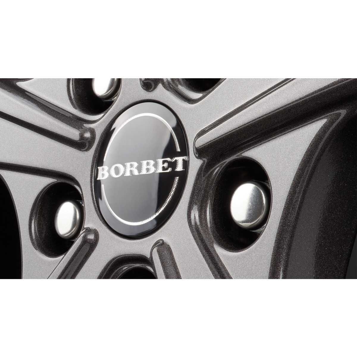 BORBET Alufelge CWT mistral anthracite glossy 15 Zoll fuer Wohnwagen - CWT 60530112562MAG