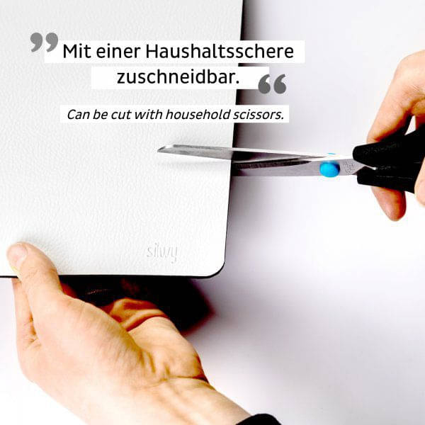 SILWY Metall Nano Gel Matte WHITE fuer Magnetglaeser A000-1100-1