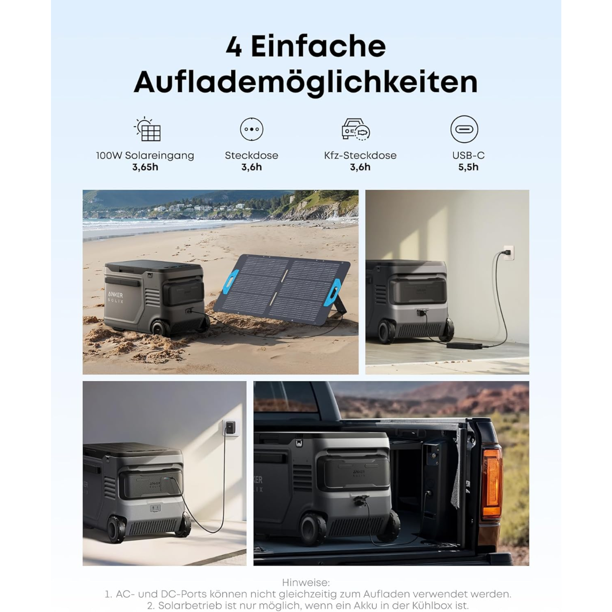 ANKER SOLIX EverFrost 2 58L Akku-Kuehlbox 58 Liter - A17A53A1