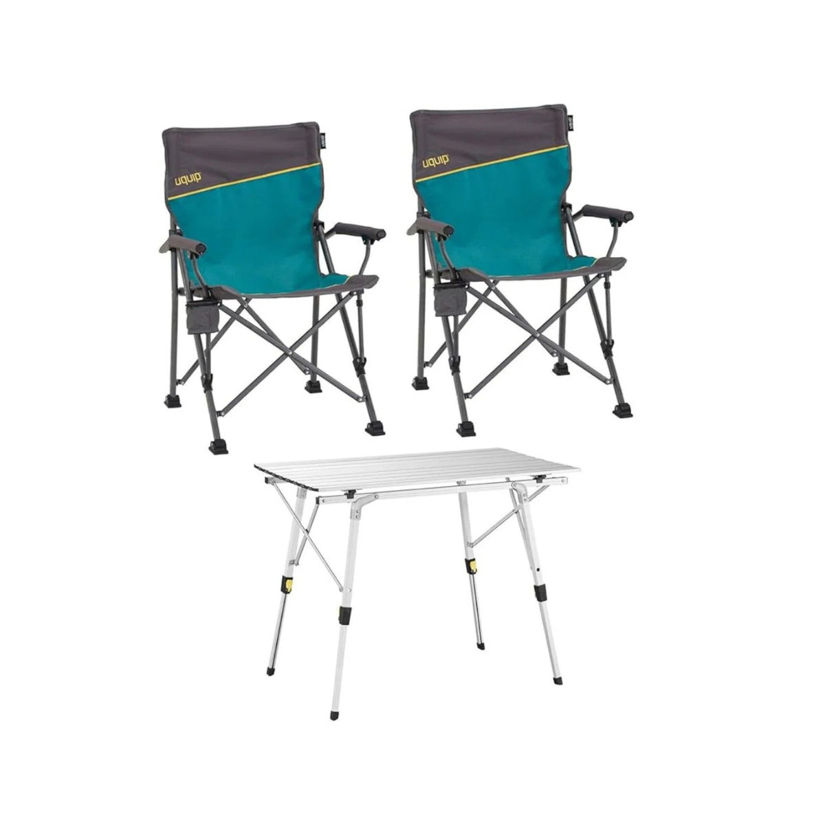 UQUIP Campingmoebel-Set BLOODY Roxy petrol-grau und Variety M - 244402