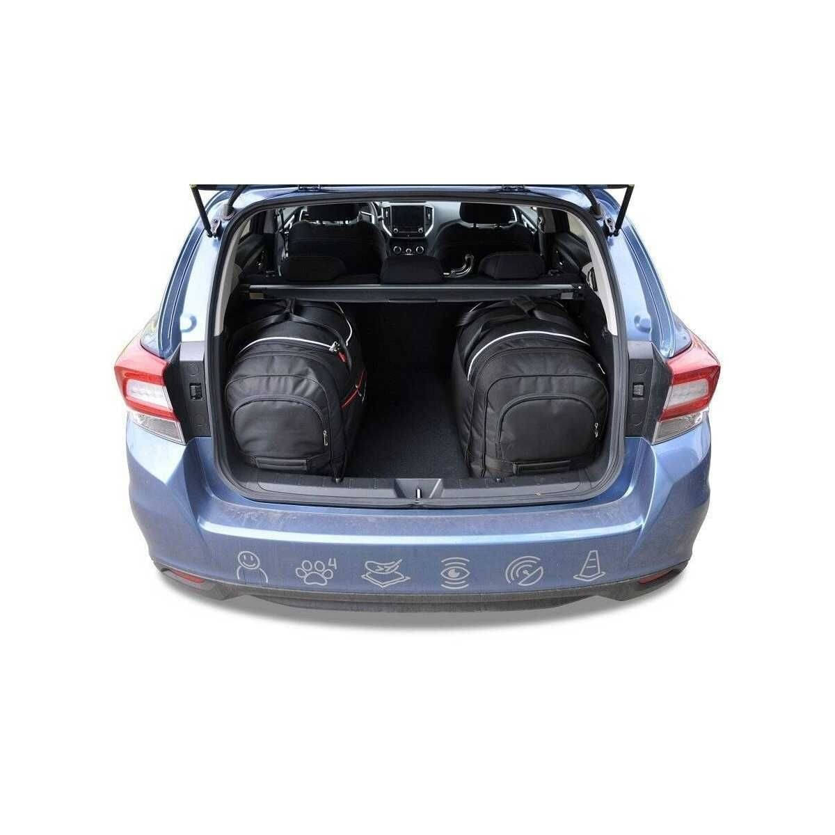 KJUST Kofferraum Taschen Set fuer SUBARU IMPREZA ab Bj. 2017 4er-Set - 7038025