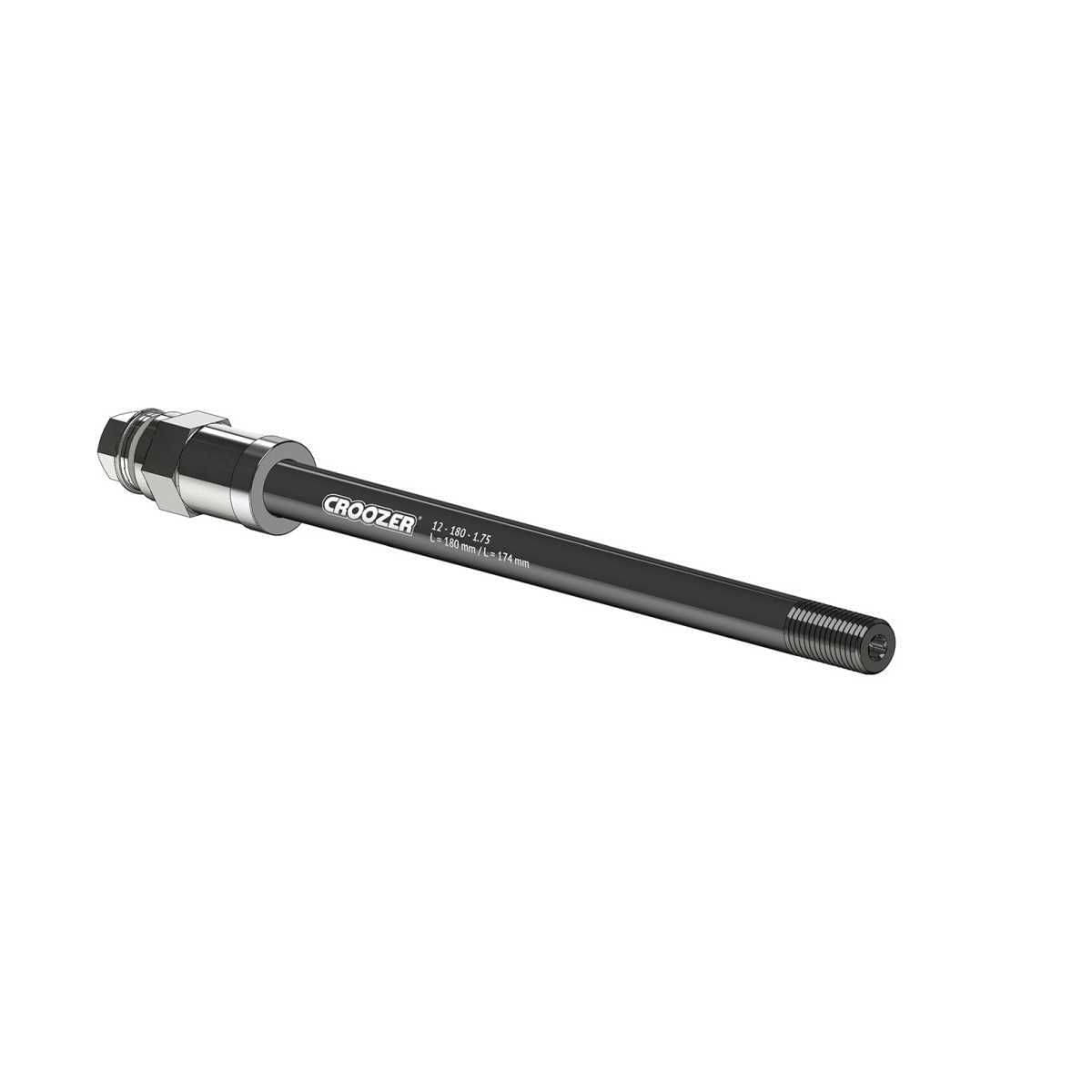 CROOZER Steckachsadapter Gewindesteigung 1.75 - Laenge 174-180 mm- Adapterkopf - 122530818
