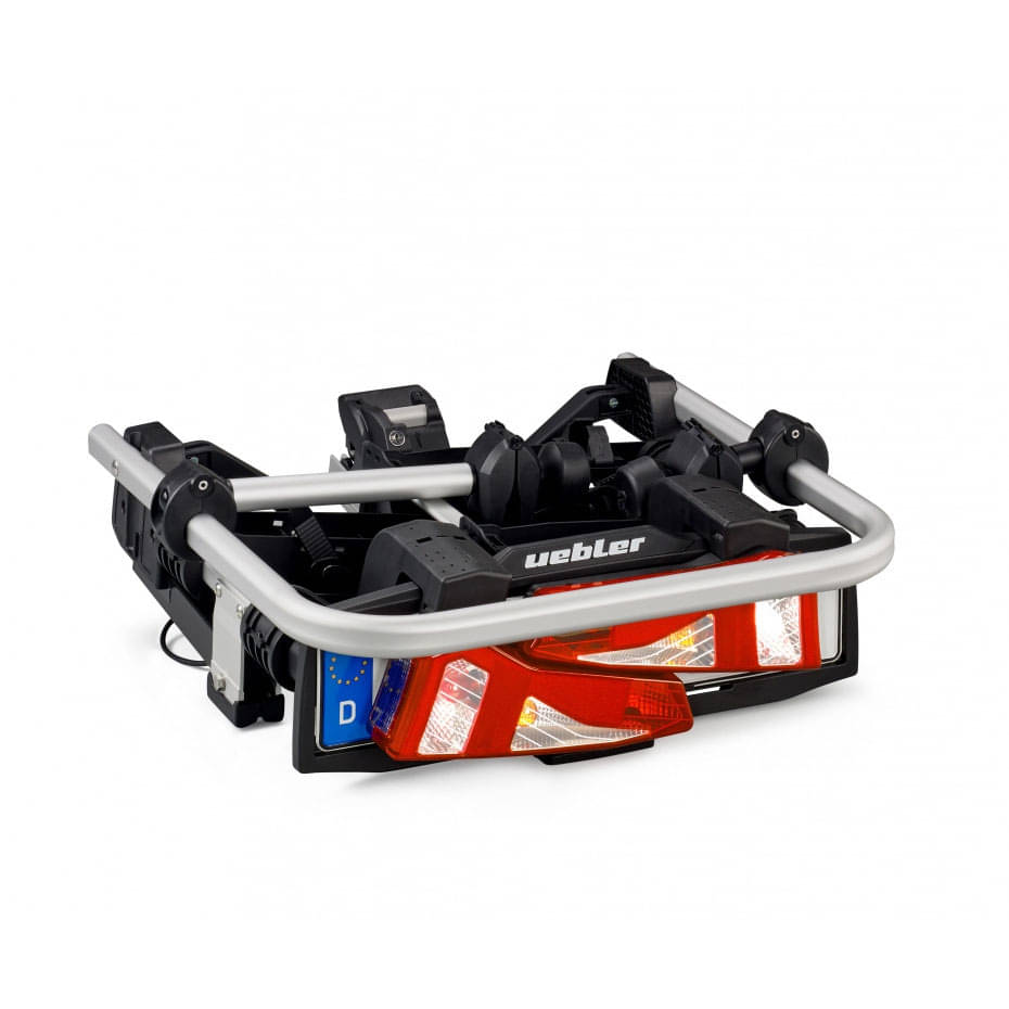Set UEBLER i21 Fahrradtraeger 15900DC 2 Raeder Rueckfahrkontrolle inkl. Tasche und Auffahrschiene