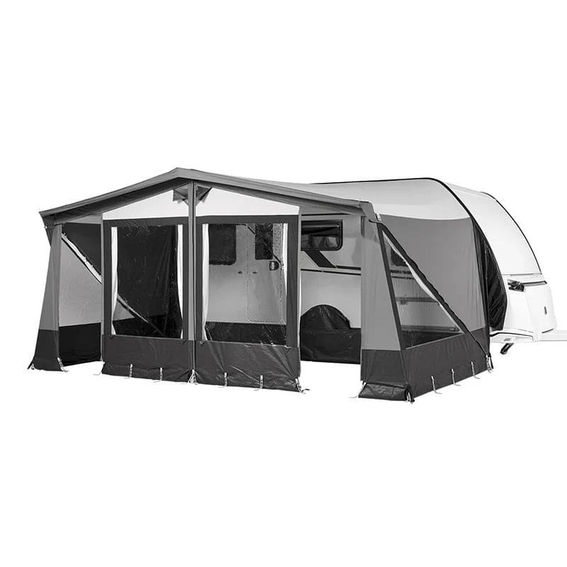 CAMPOUT Wohnwagen-Vorzelt ORION 250- Gr. 14- Umlaufmass 976-1000 cm- Tiefe 250 cm- ohne Gestaenge PL_368410V06
