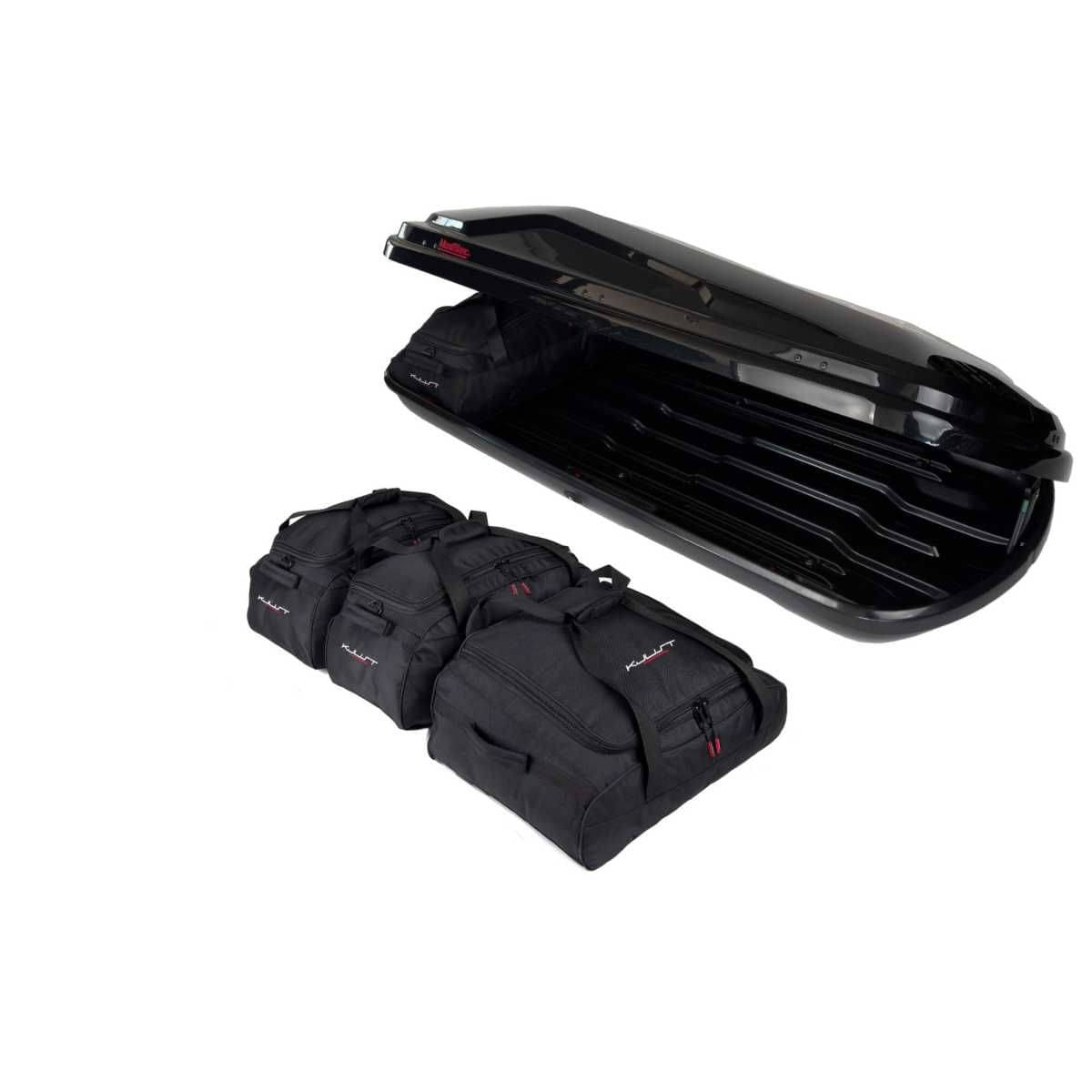 KJUST Dachboxen Taschen Set fuer Dachbox MONTBLANC ALTITUDE 350 4er-Set - 13184
